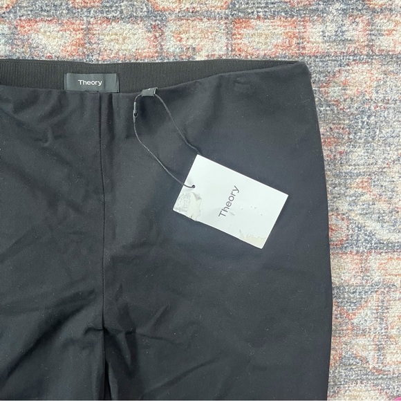 Women’s Theory Black Twill Skinny Legging Cropped Ankle Pant - Picture 6 of 11